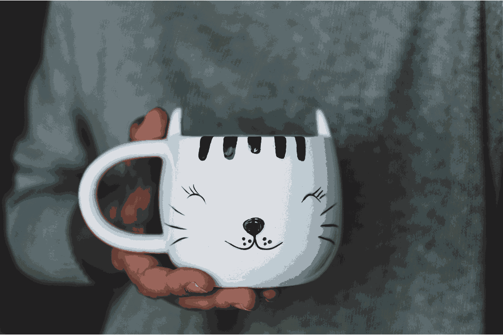 Mug personnalisé chien et chat avec photo de son animal de compagnie et design unique